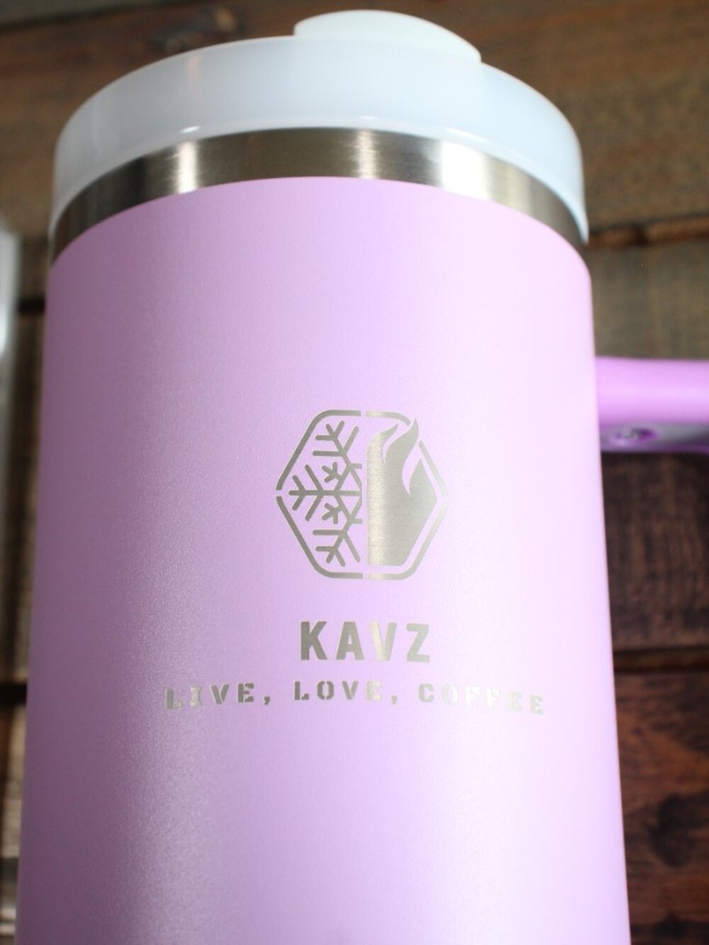 40oz Stainless Steel Tumbler with Lid and Straw - Picture 2 of 3